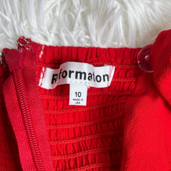 REFORMATION 
Taiga Crepe Mini Dress - Picture 6 of 9